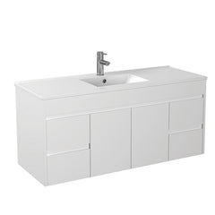 Wall Hung White Shadow Line Vanity