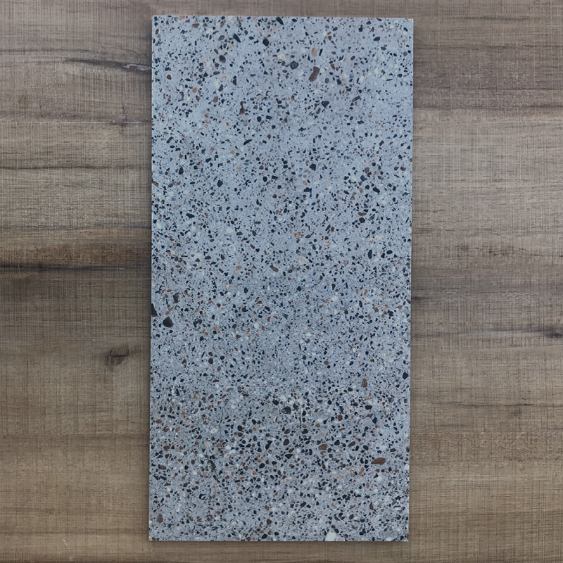 Venus Terrazzo Textured Grey 300x600mm